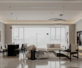 Modern A Living Room-ID:552942044