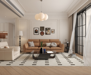 French Style A Living Room-ID:715790996