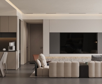 Modern A Living Room-ID:402673017