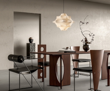 Wabi-sabi Style Dining Room-ID:209955934