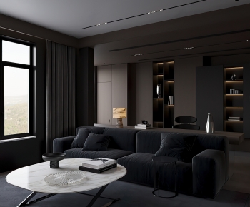 Modern A Living Room-ID:648999938