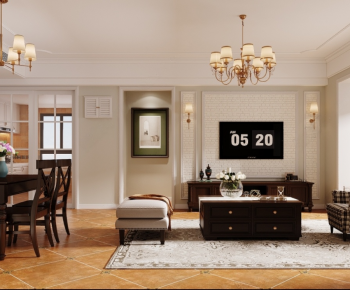 American Style A Living Room-ID:765372992