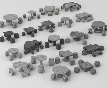 New Chinese Style Outdoor Tables And Chairs-ID:837766892