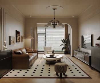 American Style A Living Room-ID:582443009