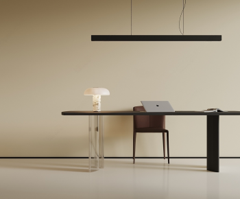 Modern Computer Desk And Chair-ID:649602893
