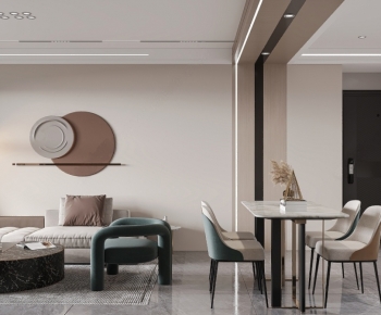 Modern A Living Room-ID:889727129