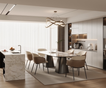 Modern Dining Room-ID:774369003