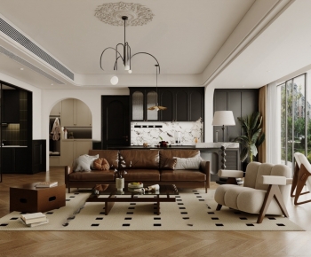 French Style A Living Room-ID:947843078