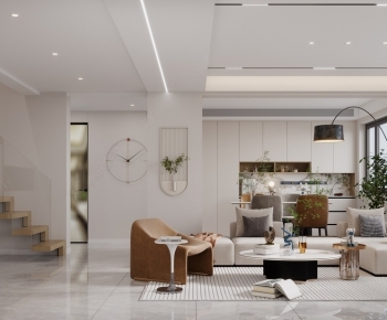 Modern A Living Room-ID:684561019