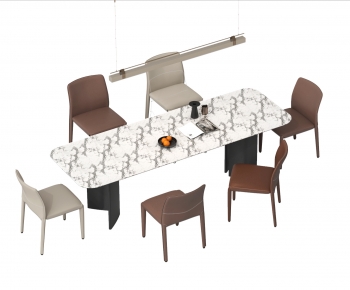Modern Dining Table And Chairs-ID:138967046