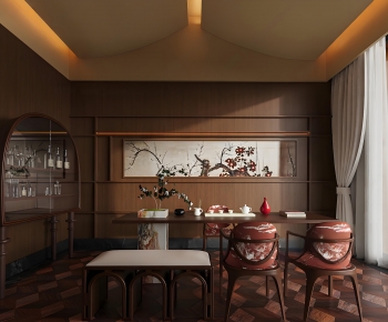 New Chinese Style Tea House-ID:707829005