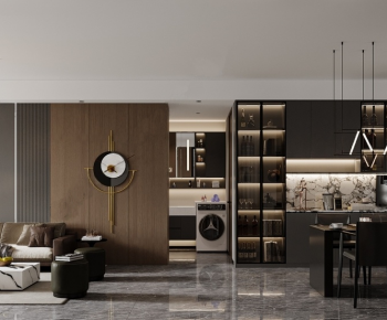 Modern A Living Room-ID:786042938