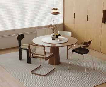 Modern Dining Table And Chairs-ID:180968059