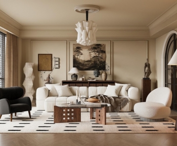 Modern A Living Room-ID:690963981