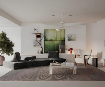Modern A Living Room-ID:111680085