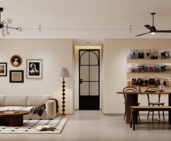 Modern A Living Room-ID:806411985