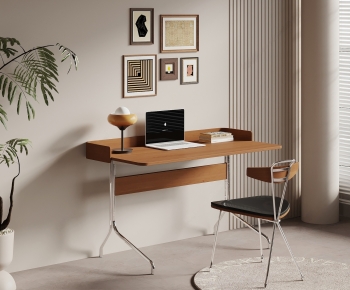 Modern Computer Desk And Chair-ID:494730548