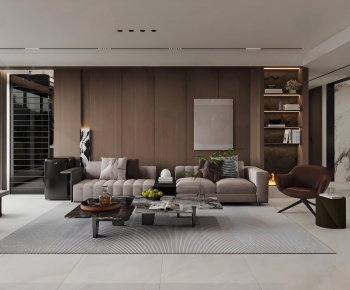 Modern A Living Room-ID:264209031