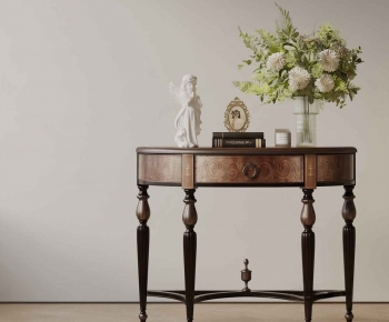 French Style Entrance Cabinet-ID:784261942