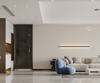 Modern A Living Room-ID:375336899