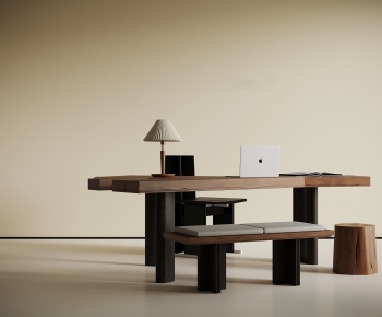 Modern Computer Desk And Chair-ID:301007992