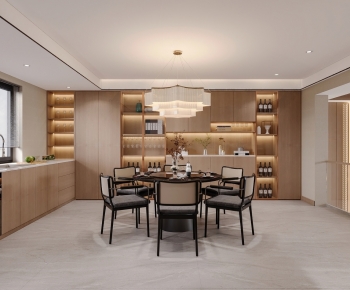 New Chinese Style Dining Room-ID:161139978