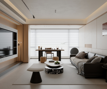 Modern A Living Room-ID:533377892