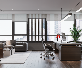 New Chinese Style Manager's Office-ID:159312013