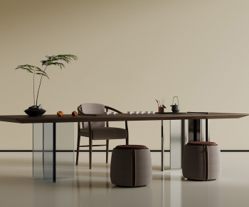 New Chinese Style Tea Tables And Chairs-ID:634424923