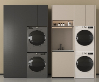 Modern Laundry Cabinet-ID:556379089