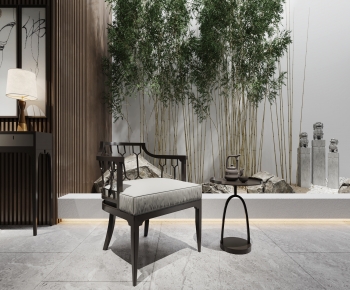 New Chinese Style Lounge Chair-ID:228629117