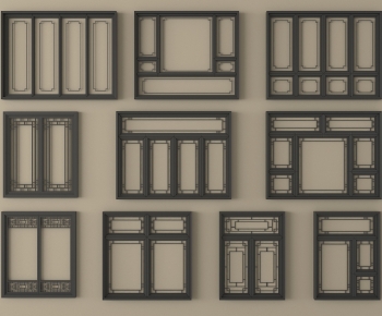 New Chinese Style Window-ID:925364025