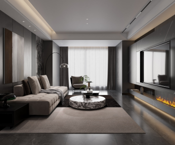 Modern A Living Room-ID:388236058