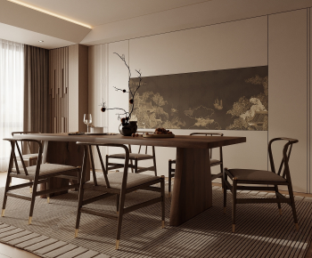 New Chinese Style A Living Room-ID:132169961