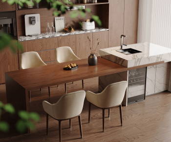 Modern Dining Table And Chairs-ID:796520759