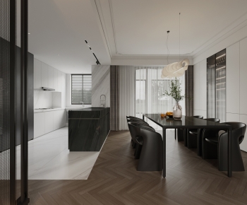 Modern Dining Room-ID:689903028