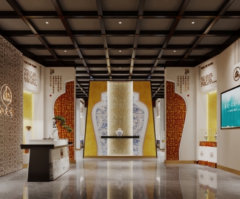 New Chinese Style Exhibition Hall-ID:577843901