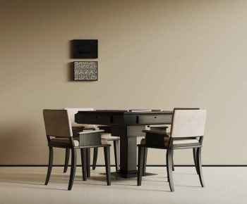 Modern Mahjong Tables And Chairs-ID:416538955