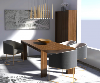 Modern Dining Table And Chairs-ID:175020785