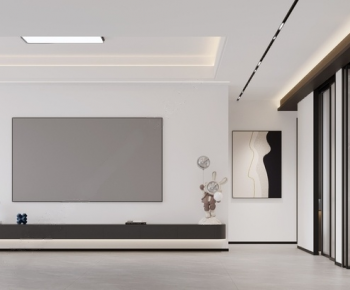 Modern A Living Room-ID:379143954