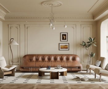 French Style A Living Room-ID:915630101