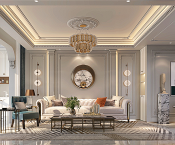 American Style A Living Room-ID:904643067