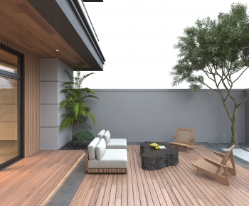 Modern Courtyard/landscape-ID:695780049