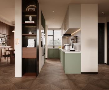 French Style Open Kitchen-ID:292310957