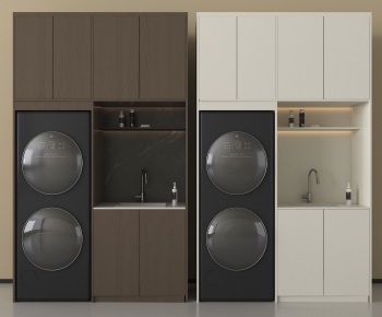 Modern Laundry Cabinet-ID:611757043