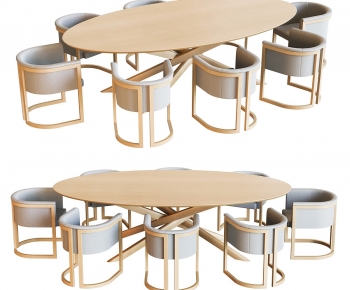 Modern Dining Table And Chairs-ID:221862085