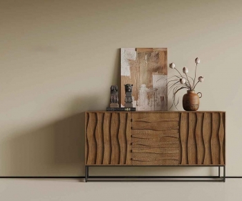 Wabi-sabi Style Entrance Cabinet-ID:766851901