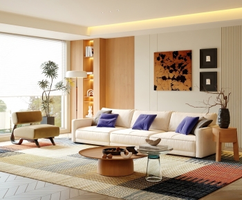 Modern A Living Room-ID:745430069