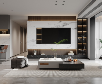 Modern A Living Room-ID:638783932