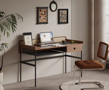 Modern Computer Desk And Chair-ID:381510022